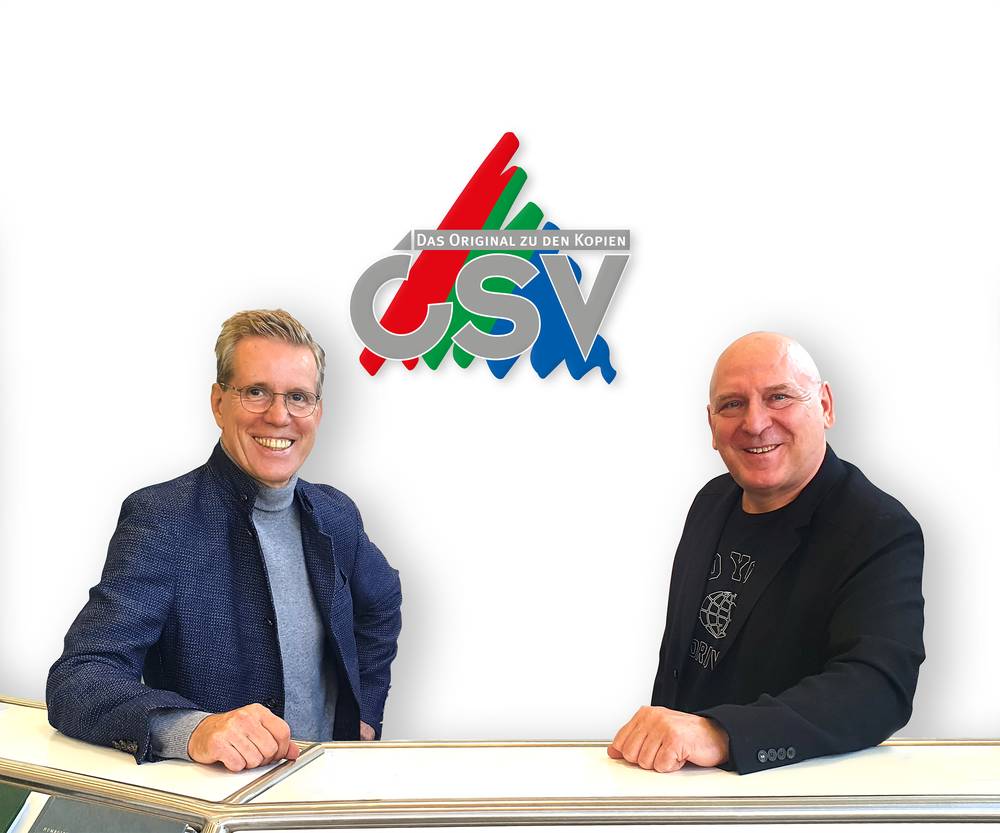 Geschäftsführer Jörg Pattke und Axel Hoppe heute